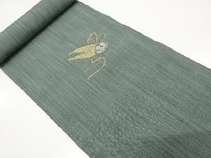 アンティーク　笙模様織り出し　名古屋帯地反物